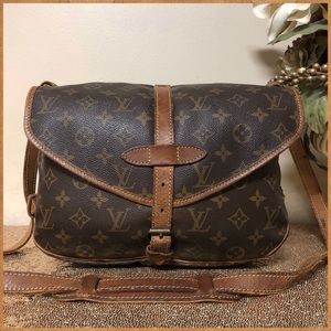 Authentic Louis Vuitton Saumur 30